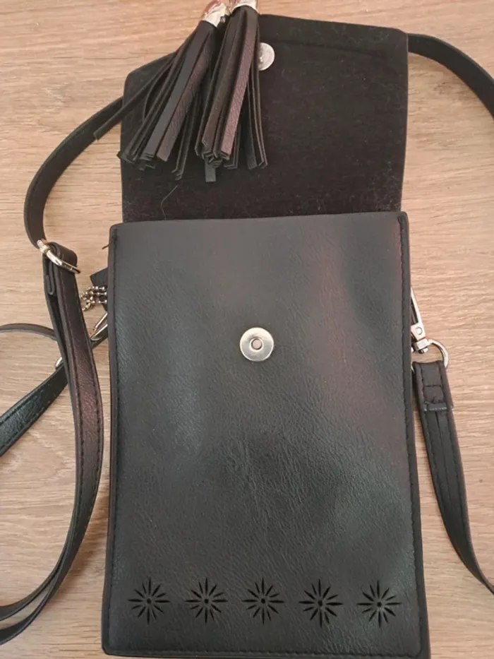 Sac à bandoulière noir - photo numéro 2