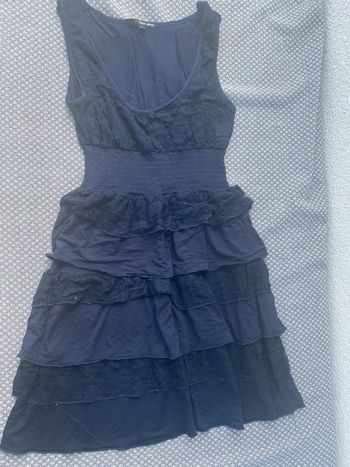 Robe dentelle marine tally Weil 34