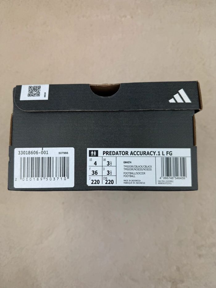 Crampon Adidas Predator Accuracy FG Neuve Taille 36 - photo numéro 14