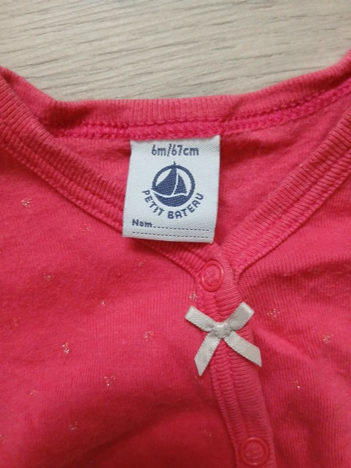 Pyjama léger ~ Petit Bateau ~ 6mois (67cm) - photo numéro 3