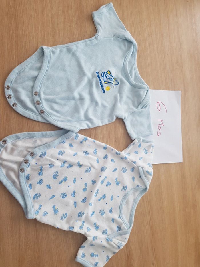 Lot 2 bodies bébé garçon
