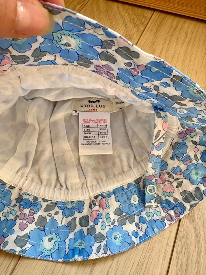 Maillot et chapeau Liberty Cyrillus 18/24 mois - photo numéro 2