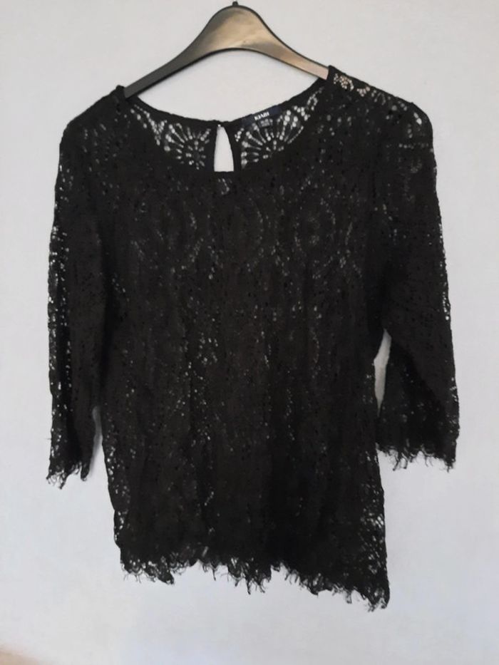 Haut kiabi dentelle 46 48