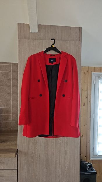Veste blazer rouge comme neuf 