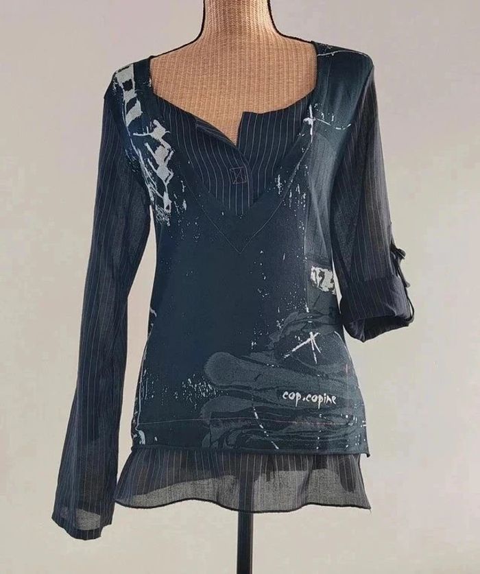 50 € Blouse chemise Cop Copine vintage taille 2 Made in France