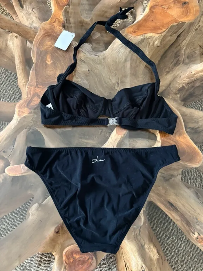 Maillot de bain 2 pièces Livia noir taille 42 - photo numéro 2