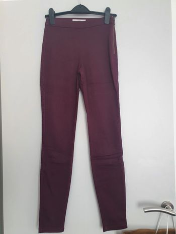 Pantalon couleur bordeaux - H&M - Taille 34