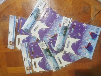 10 cartons invités anniversaire reine des neiges 2 neufs