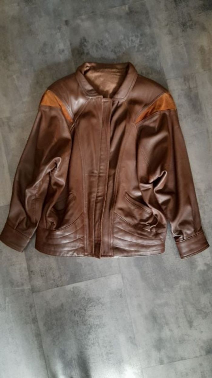 Blouson en cuir d agneau