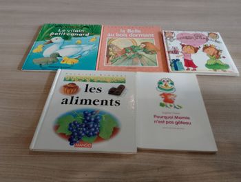 Lot de 5 livres "pour enfants divers"(2)