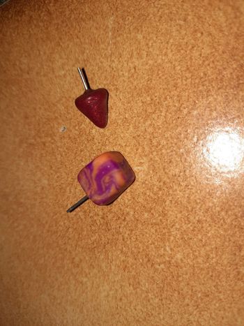 Boucles d'oreilles pate fimo