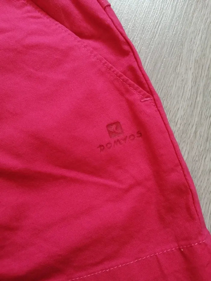 Short rose avec poches élastique à la taille / domyos / (10ans) - photo numéro 2