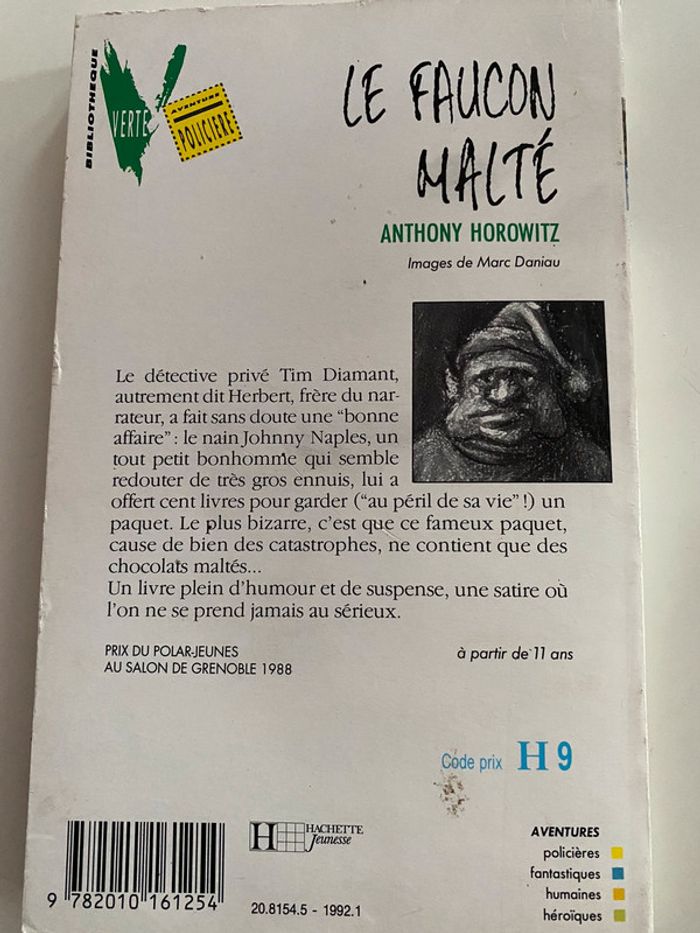 Livre « le faucon malté » par Anthony Horowitz - photo numéro 2