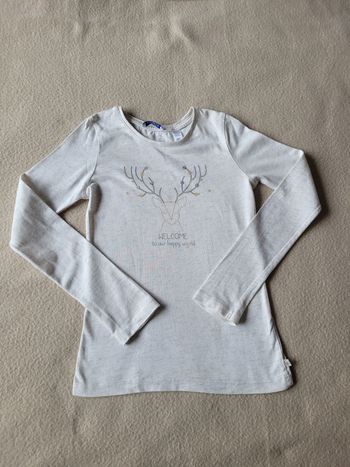 T-shirt manches longues okaidi 8 ans