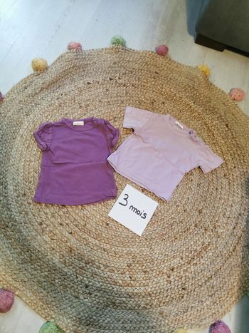 Lot de t  shirt 3 mois