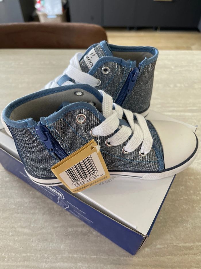 Superbes chaussures / baskets montantes Chicco taille 28 neuves avec boîte ! - photo numéro 3