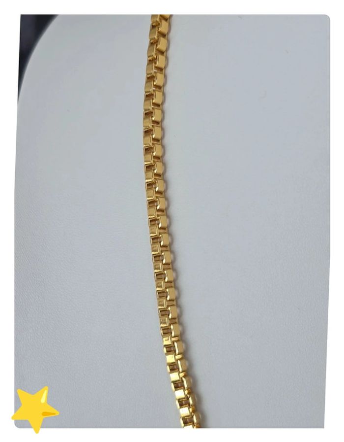 Collier maille vénitienne 50cm 4mm 18k - photo numéro 2