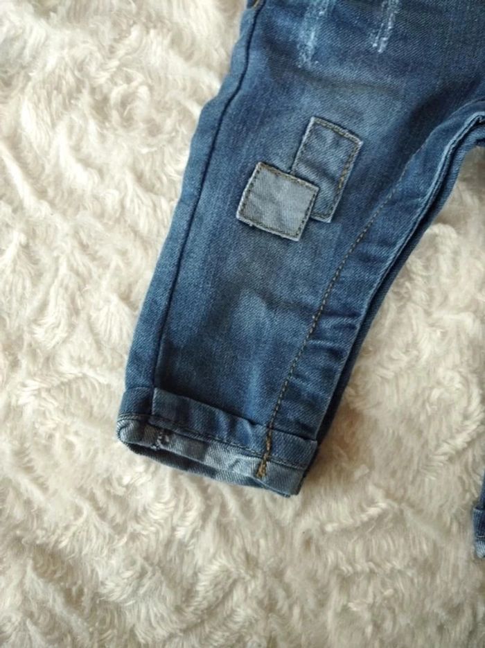 Salopette jeans Garçon 6 mois Gémo - photo numéro 6