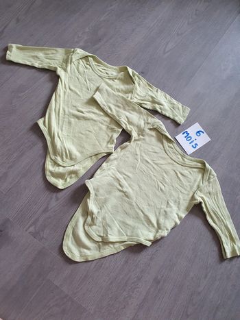 Lot bodies 6mois garçon