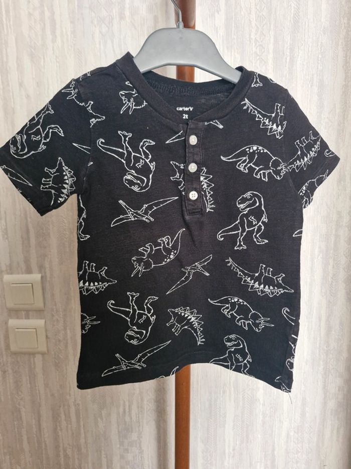 T-shirt manches courtes enfant 2T Carter's Coton