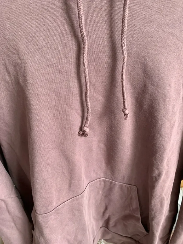 Sweat à capuche bordeaux ? M - photo numéro 3