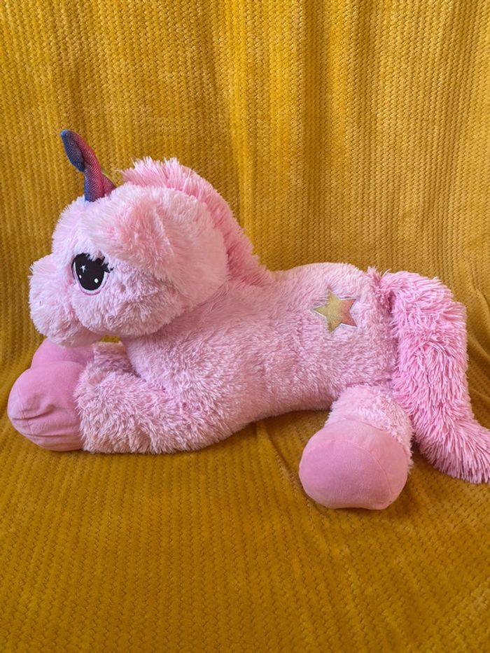 Grande peluche licorne