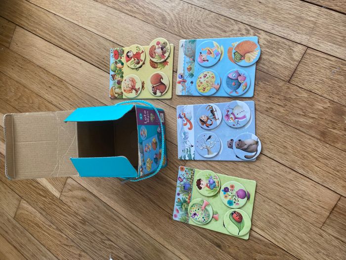 Loto 16 pièces 4 saisons Djeco