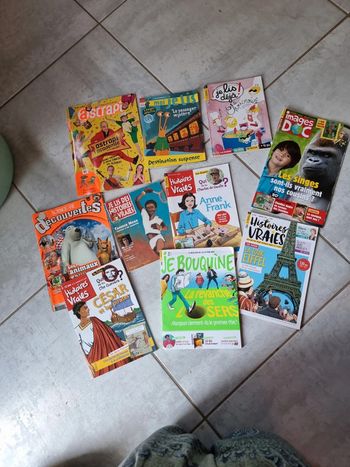 Lot 10 revues enfant 7 / 12 ans #orianabllivre