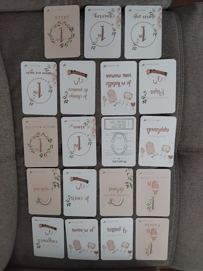 Cartes étapes bebe - photo numéro 5
