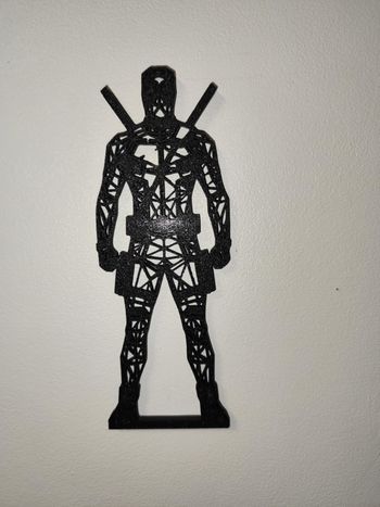 Décoration murale super-héros – style Deadpool