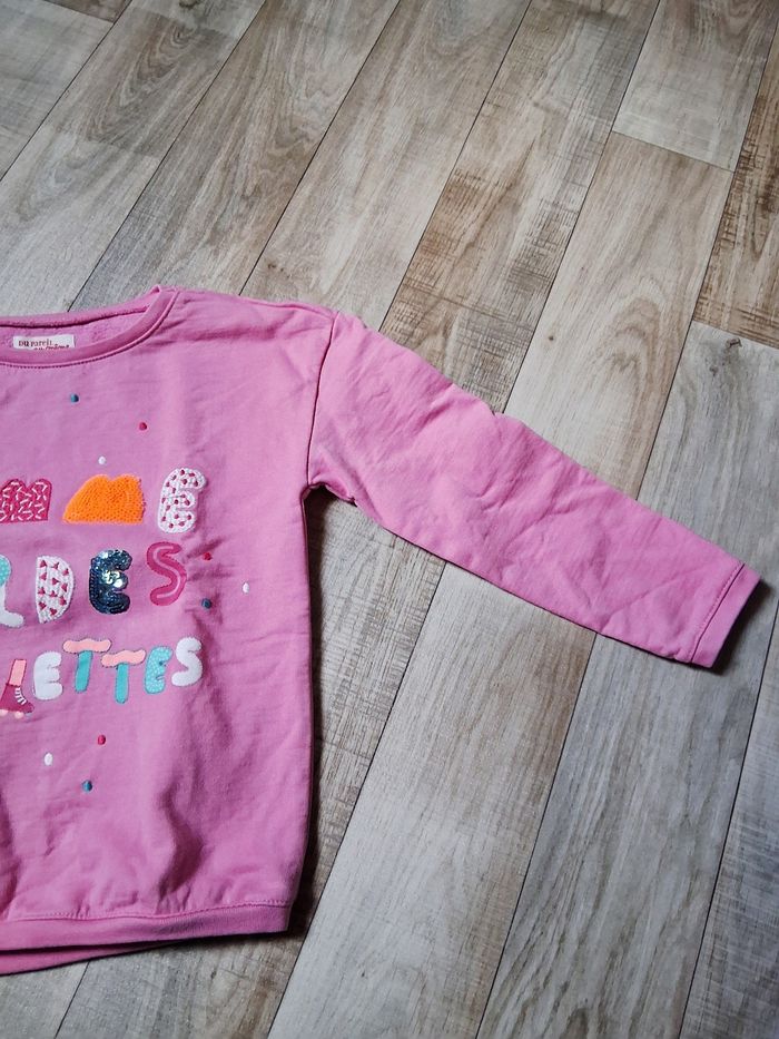 Sweat fille rose 6 ans - photo numéro 2