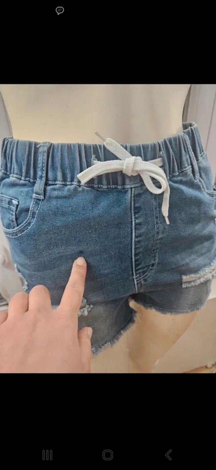Short en jean. - photo numéro 2