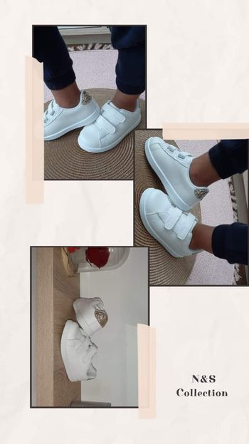 Tennis blanche pailleté Neuf