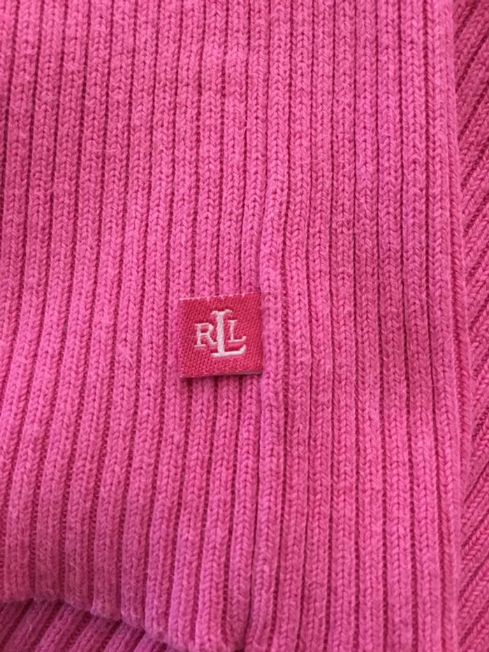 Pull femme rose Lauren Ralph Lauren manches courtes taille L 065 - photo numéro 3