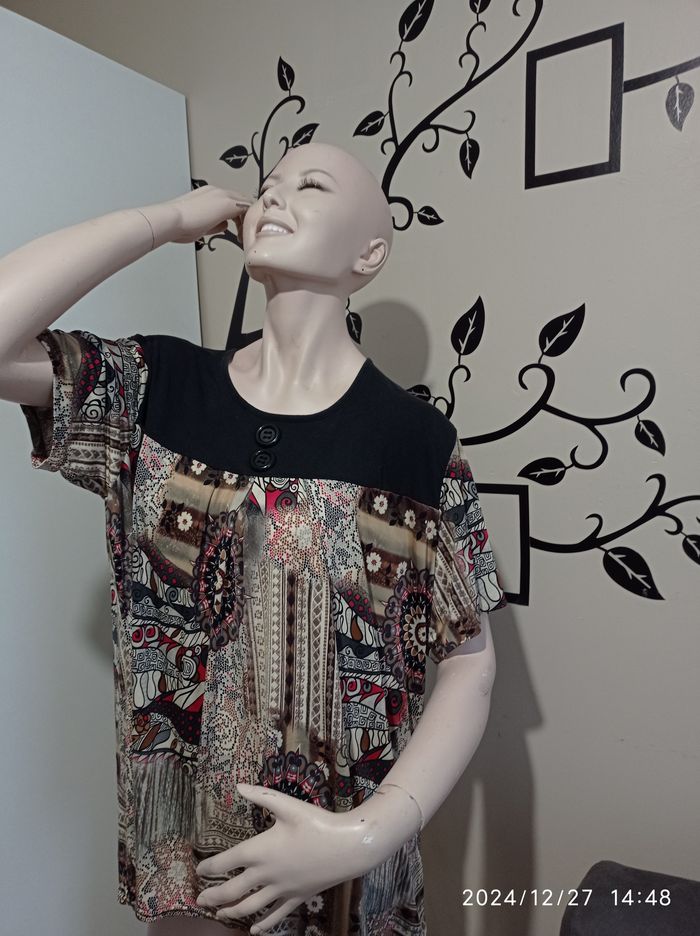 tee shirt imprimé de Fafamod taille 52 réf 452 P16 - photo numéro 1