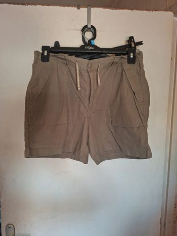 Short 44/46 kaki élastique