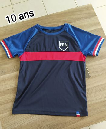 Tee shirt manches courtes 10 ans