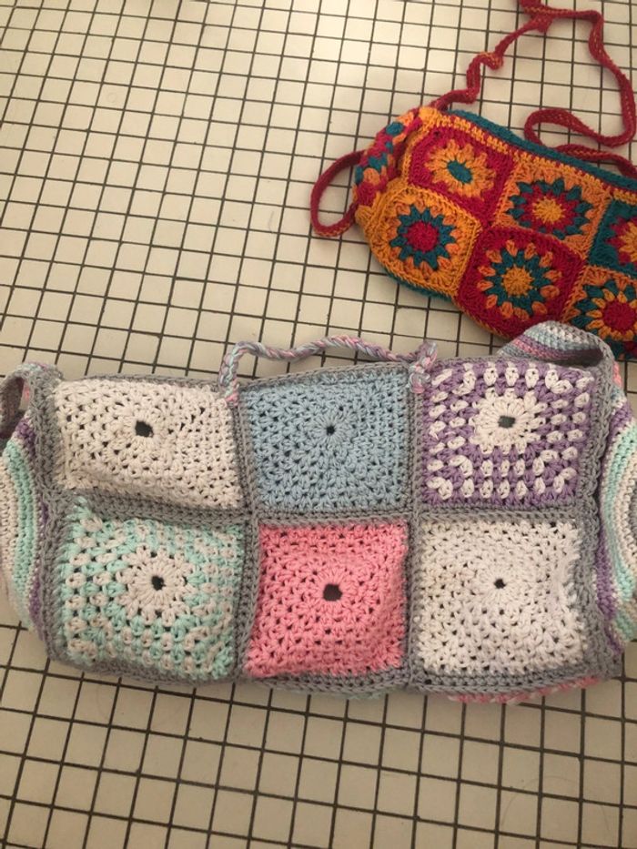 Lot de 2 sacs en crochet - photo numéro 2