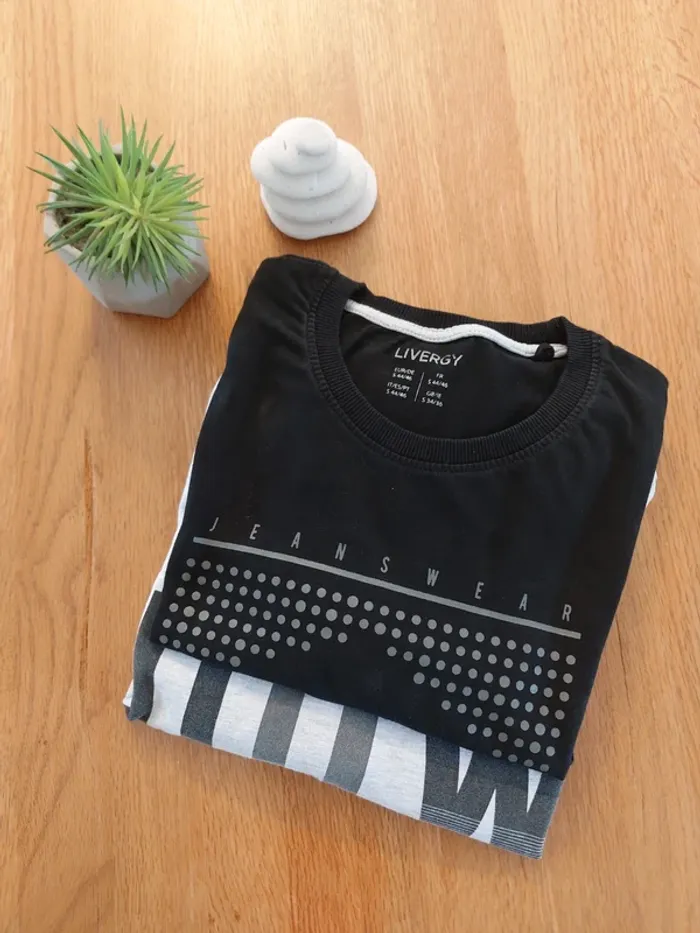 Lot de 2 T-shirts manches longues