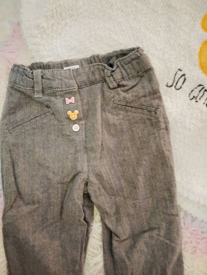 Lot Minnie Disney 2/3  ans poncho bonnet pant - photo numéro 3