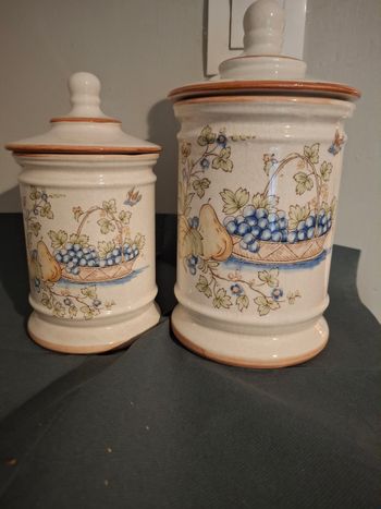 Lot 2 pots en céramique 