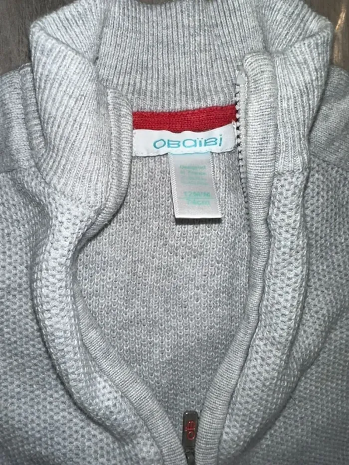 Gilet zipé en maille - photo numéro 3