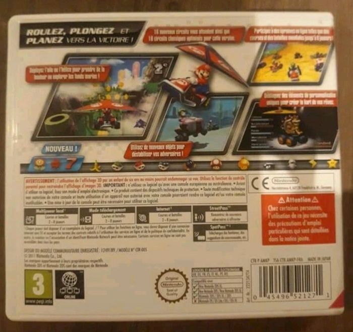 Jeu 3DS ' Mariokart 7' - photo numéro 2
