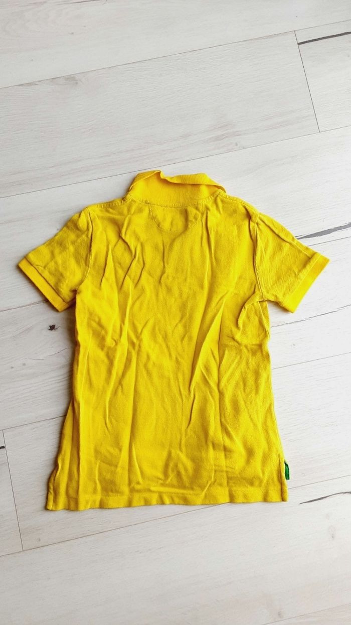 Vêtement garçon polo jaune manches courtes Ralph Lauren 6 ans - photo numéro 3