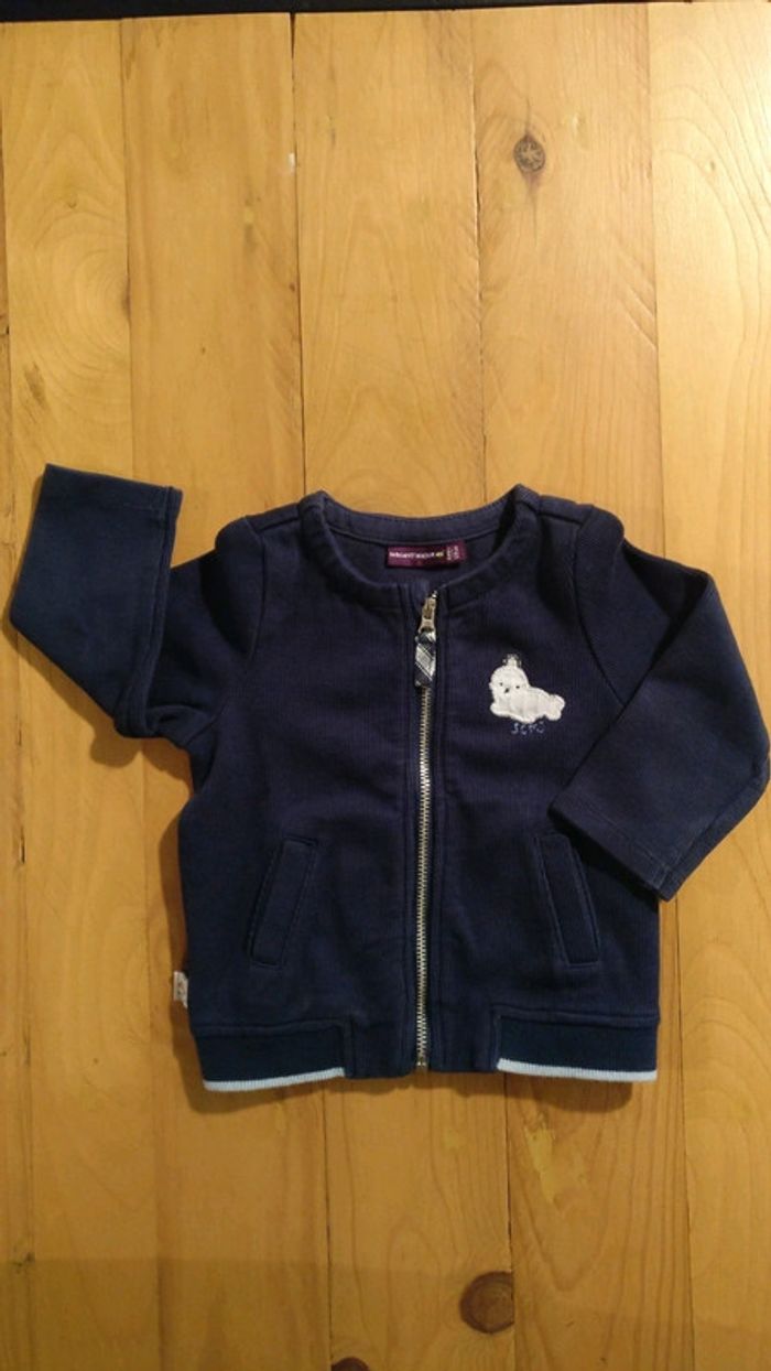 Gilet bleu taille 6 mois sergent major