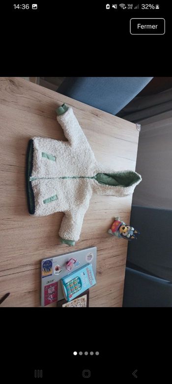 Manteau réversible 18 mois 