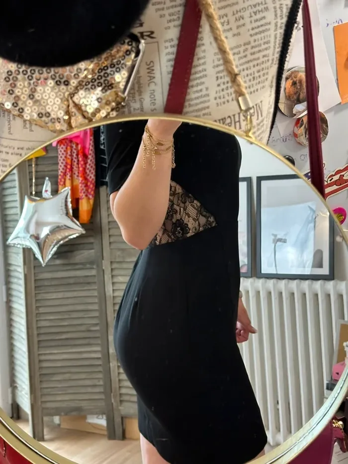Robe Sandro noire taille 36 - photo numéro 4