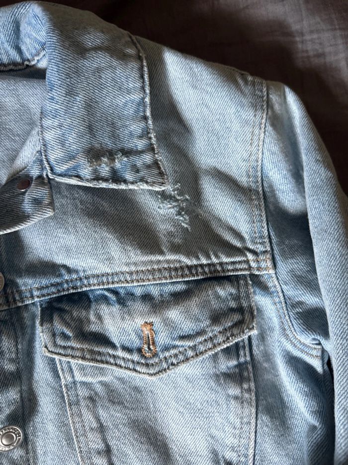 Veste en jeans Zara 140 - photo numéro 4