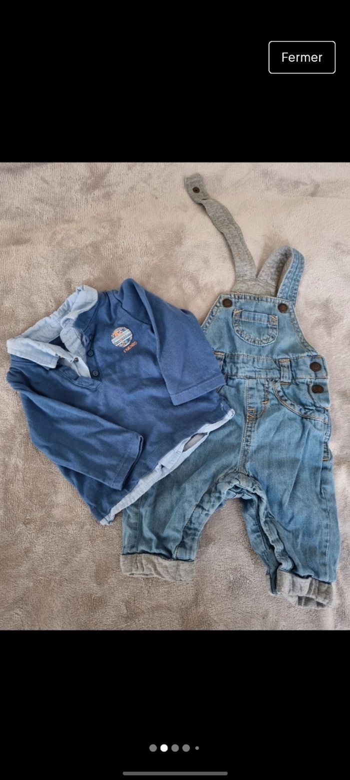 Ensemble salopette & polo ML - photo numéro 2