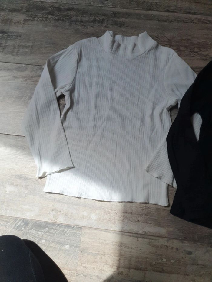 Lot de 2 sous pull 116 cm - photo numéro 2